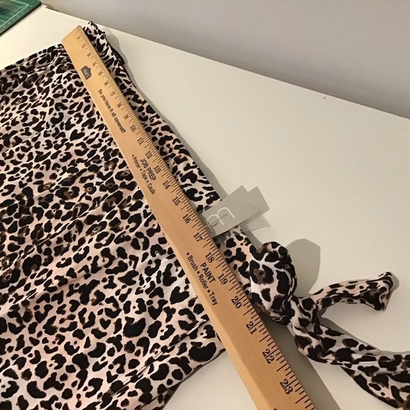 Skirt 20W Wrap Blush/Cream/Brown Leopard NWT - Picture 5 of 7
